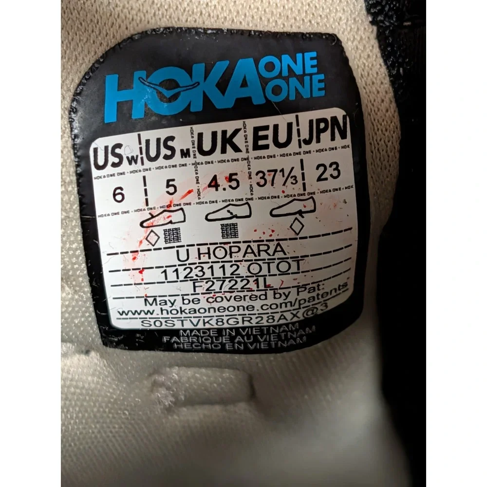 Hoka One One Hopara Oxford Tan Dune Hiking Sandals 1123112 Women 6 Men 5 NWOB